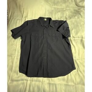 Proper Men's NAVY Tactical Series Ripstop Short Sleeve Tactical Size 2XL